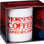 Taza Mornings Are For Coffee - Stranger Things