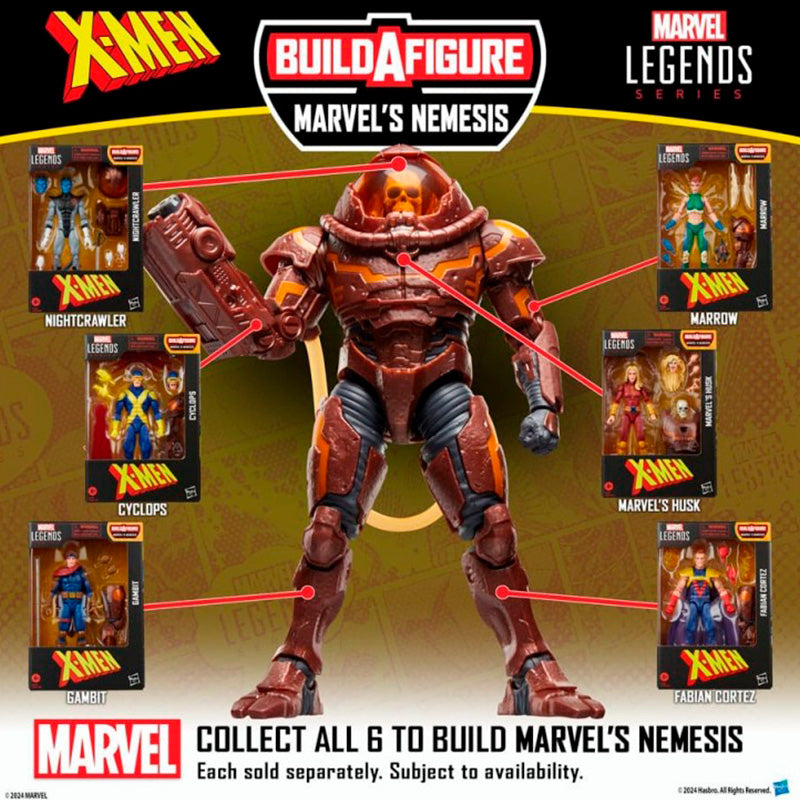 Figura Articulada Cíclope - X-Men Marvel Legends