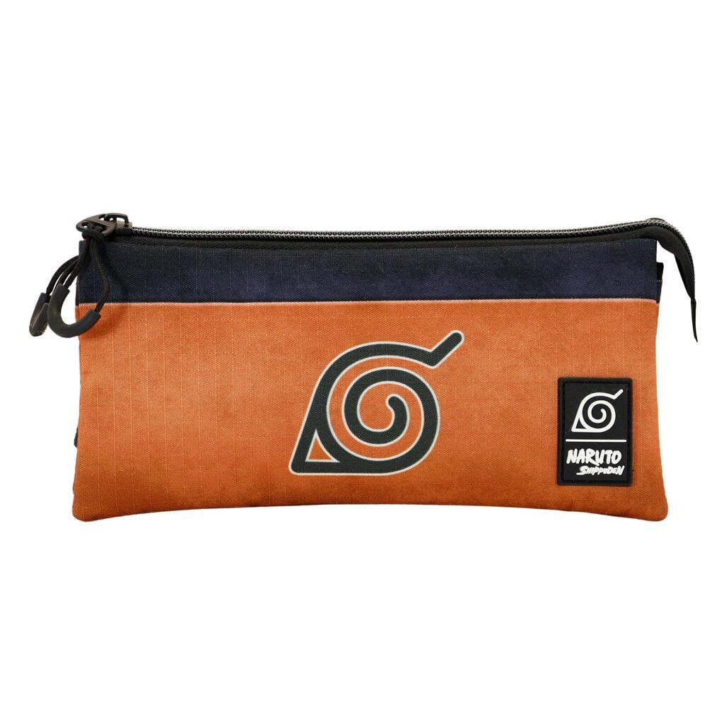 estuche-triple-simbolo-konoha-naruto-shippuden