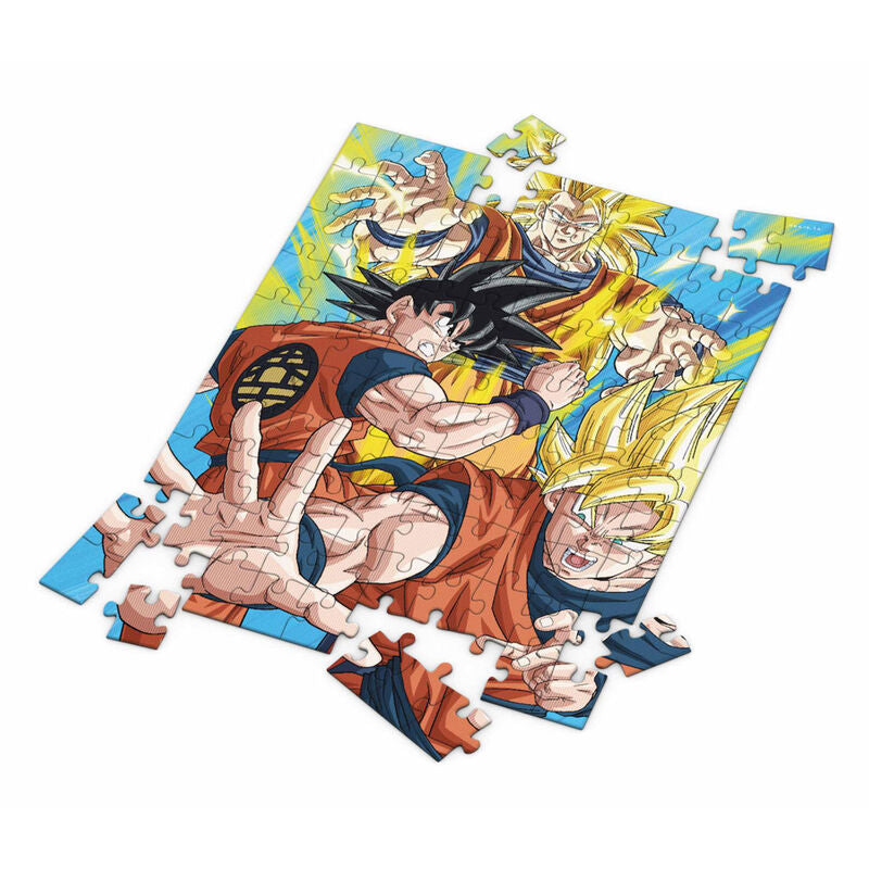 puzle-100-efecto-3d-goku-saiyan-dragon-ball-z