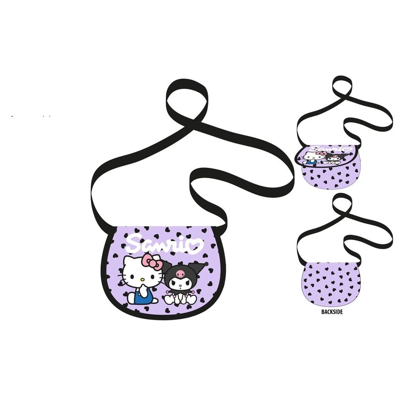 bolso-bandolera-kuromi-hello-kitty