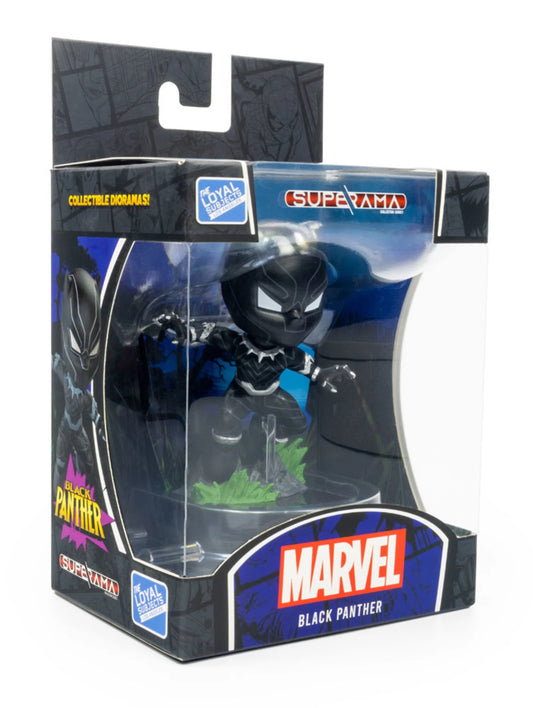 Figura Mini Diorama Pantera Negra - Superama 10cm