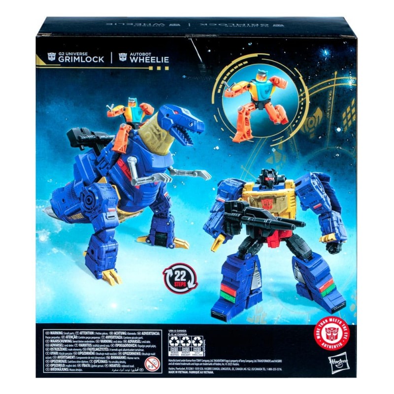 Set de Figuras Grimlock y Wheelie - Transformers Age of the Primes