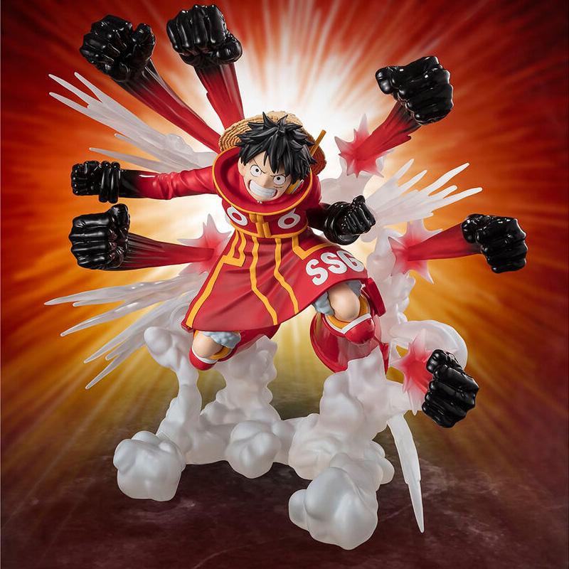 Figura Monkey D. Luffy Gum Gum Hawk Gatling - One Piece SH Figuarts 18cm