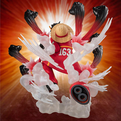 Figura Monkey D. Luffy Gum Gum Hawk Gatling - One Piece SH Figuarts 18cm