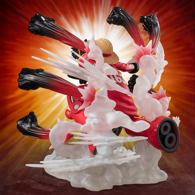 Figura Monkey D. Luffy Gum Gum Hawk Gatling - One Piece SH Figuarts 18cm