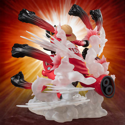 Figura Monkey D. Luffy Gum Gum Hawk Gatling - One Piece SH Figuarts 18cm