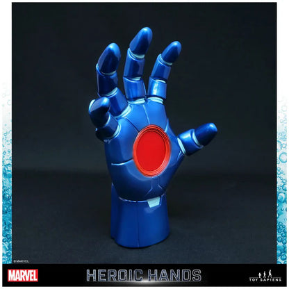 Estatua Heroic Hands Azul Iron Man - Marvel 25cm
