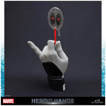 Estatua Heroic Hans Blanca Deadpool - Marvel 26cm
