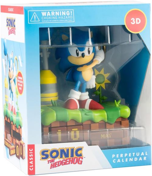 Calendario Perpetuo 3D - Sonic The Hedgehog