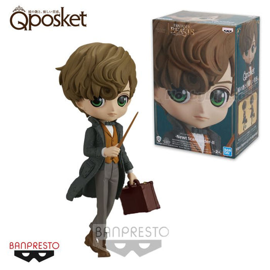 Figura Newt Scamander Ver.A Animales Fantasticos- Harry Potter Q Posket 14cm
