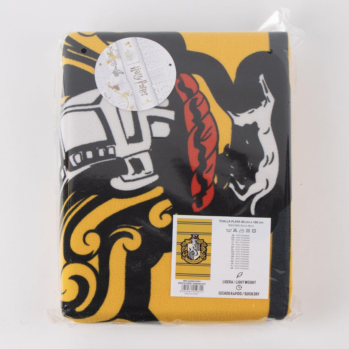 Toalla Microfibra Hufflepuff - Harry Potter