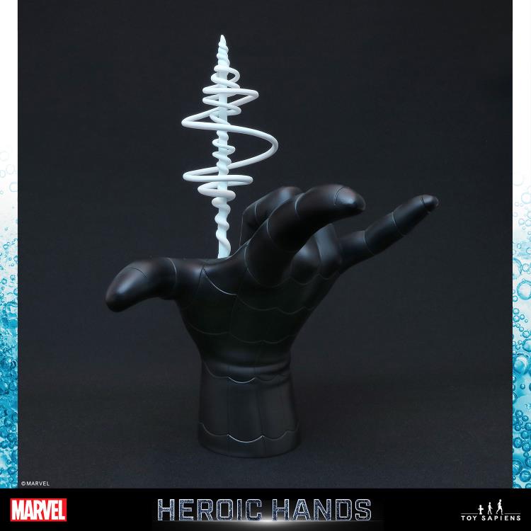 estatua-heroic-hands-negro-spiderman-marvel-26cm