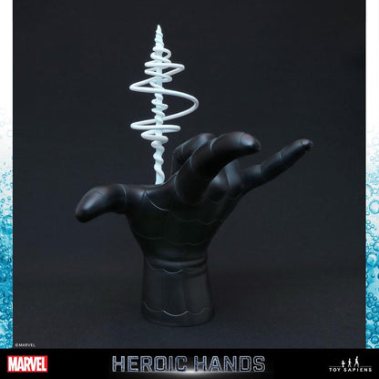estatua-heroic-hands-negro-spiderman-marvel-26cm