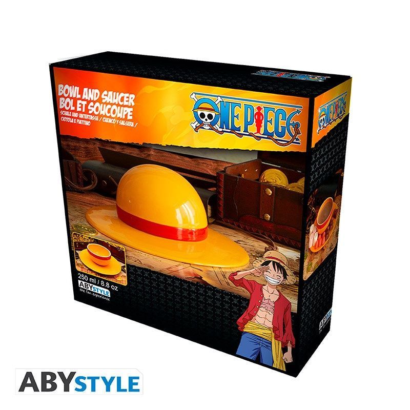 set-cuenco-plato-sombrero-de-paja-one-piece-250ml