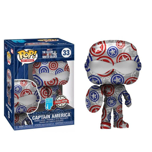 Funko Pop Capitán América 33 - The Falcon Winter Soldier Edición Especial