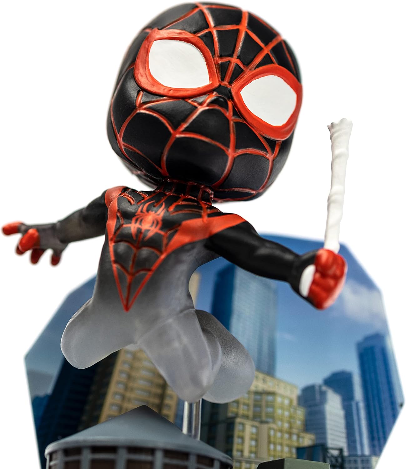Figura Mini Diorama Miles Morales - Superama 10cm