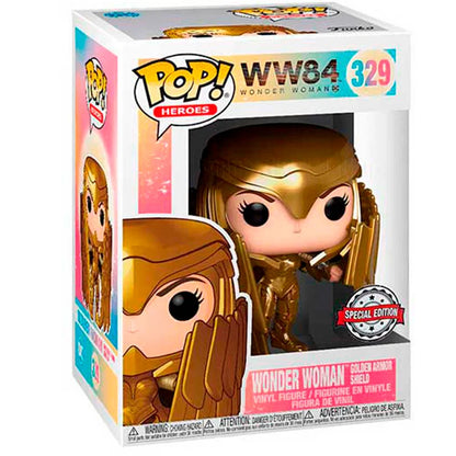 Funko Pop Wonder Woman Golden Armor 329 - DC Comics