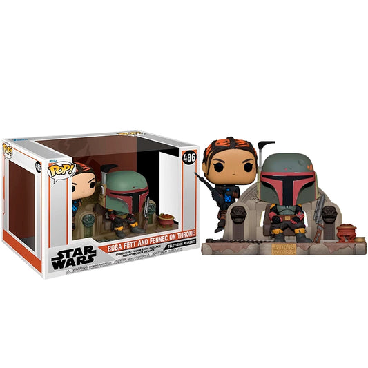 Figura Pop Boba Fett y Fennec Shand 486 - Star Wars Mandalorian