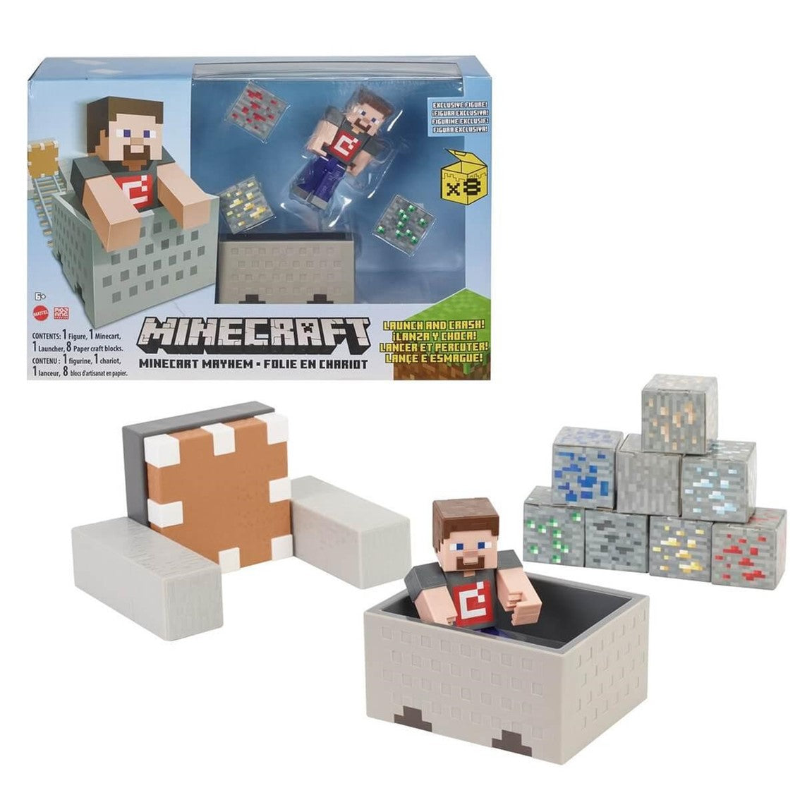 figura-mattel-minecraft-vagoneta-explosiva-lanza