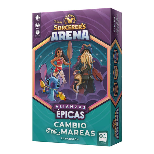 juego-de-mesa-disney-sorcerer-arena-cambio-de-mareas-expansion-edad-recomendada-13-años