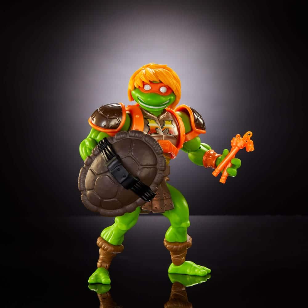 Figura Articulada Michelangelo - Masters Of The Universe Origins Turtles Of Grayskull