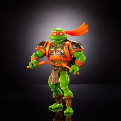 Figura Articulada Michelangelo - Masters Of The Universe Origins Turtles Of Grayskull