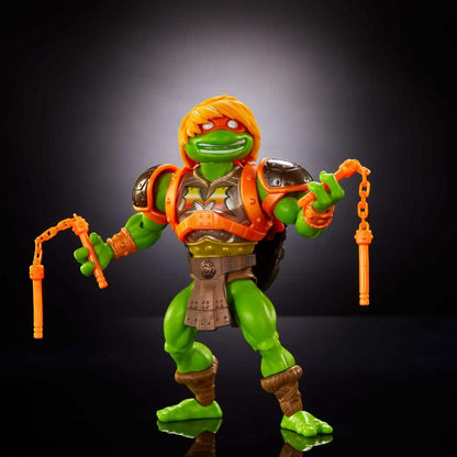 Figura Articulada Michelangelo - Masters Of The Universe Origins Turtles Of Grayskull