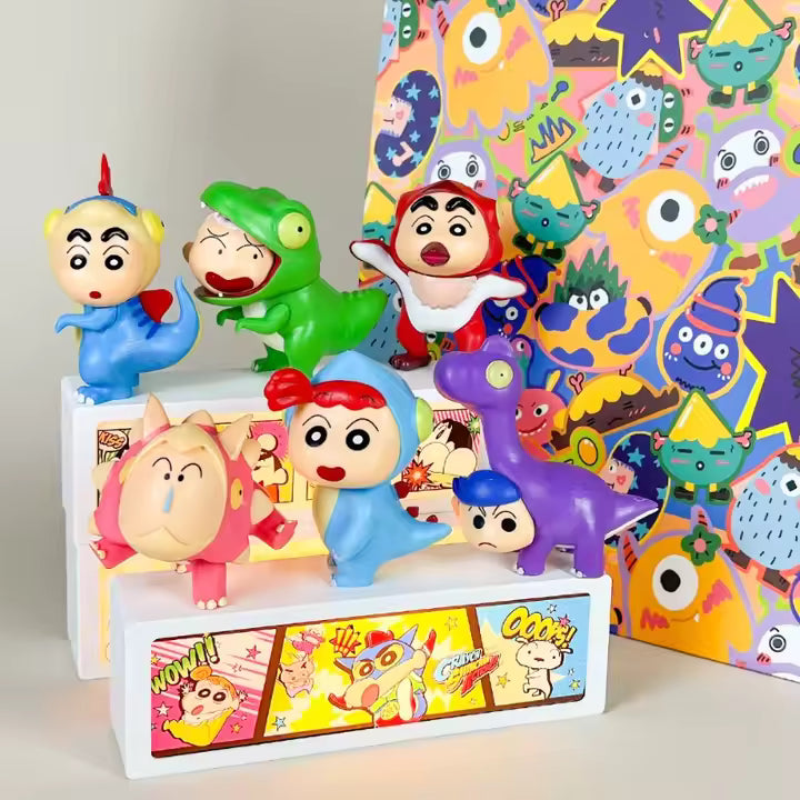 Figura Nene Chan Estegosaurio - Shin Chan 12cm