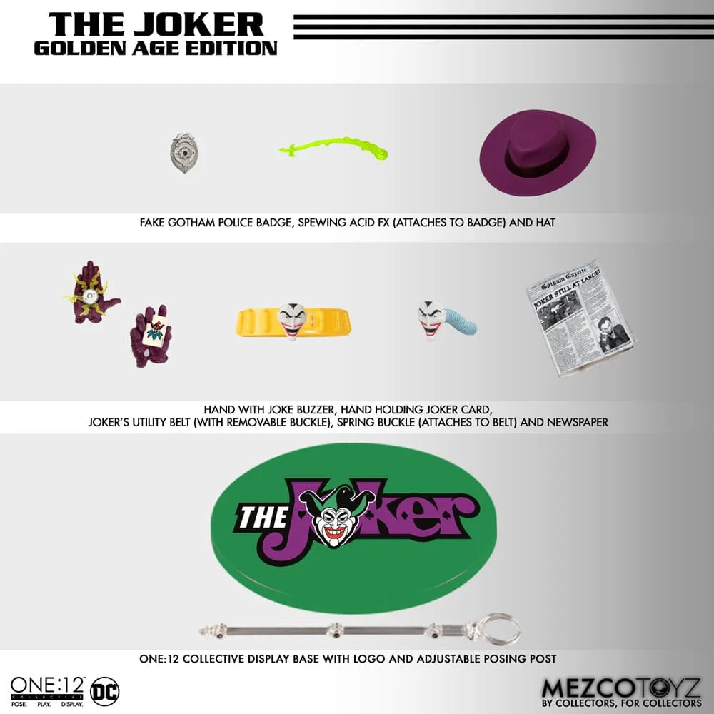 Figura Articulada The Joker Golden Age Edition - DC Comics