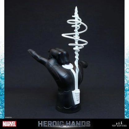 estatua-heroic-hands-negro-spiderman-marvel-26cm