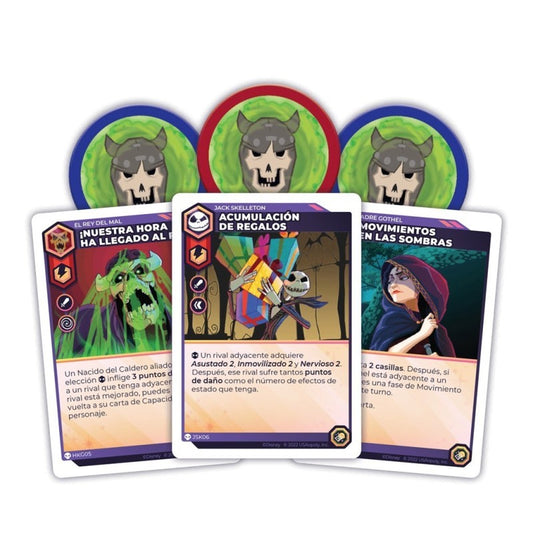 Juego de Mesa Disney Sorcerers Arena Alianzas Epicas: Sombras y Escalofrios