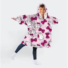 Bata Sudadera Oversize Infantil - Hello Kitty