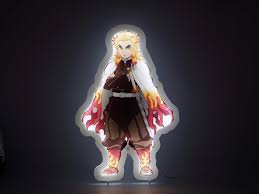 Lámpara Neón Rengoku - Demon Slayer 40cm