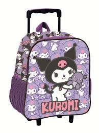 Mochila Carro Kuromi - Hello Kitty 32cm