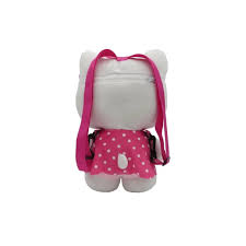 Mochila Peluche Vestido Rosa Hello Kitty 35cm