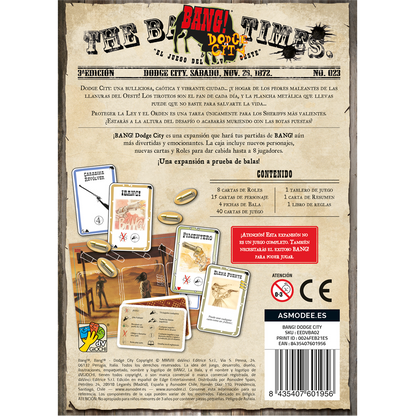 Juego de Mesa Bang: Dodge City