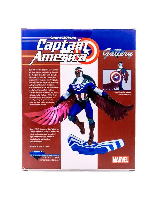 Figura Sam Wilson -  Capitán América Marvel Gallery 25cm