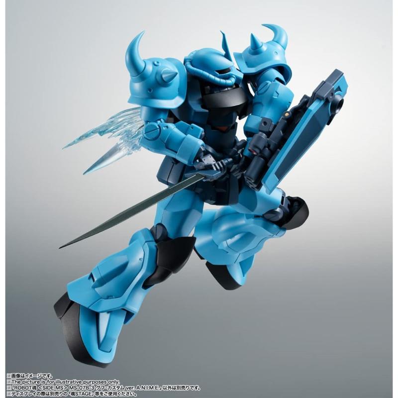 Figura Articulada MS-07B-3 Gouf Custom - Mobile Suit Gundam Robot Spirits