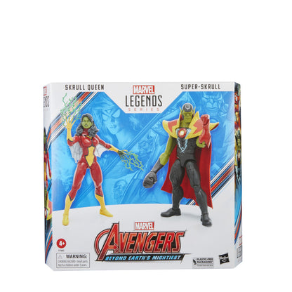 Set Figuras Articuladas Skrull Queen y Super-Skrull - Avengers Marvel Legends