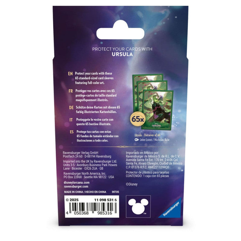 fundas-de-cartas-ursula-disney-lorcana-tcg
