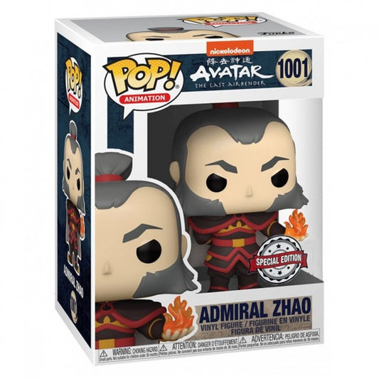 Funko Pop Admiral Zhao con Fuego 1001 - Avatar The Last Airbender Edición Especial