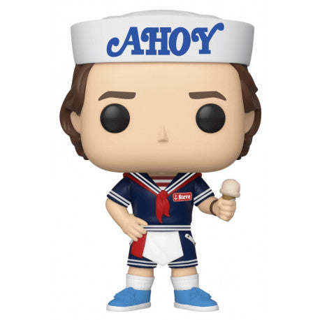 Funko Pop Steve con Sombrero y Helado - Stranger Things