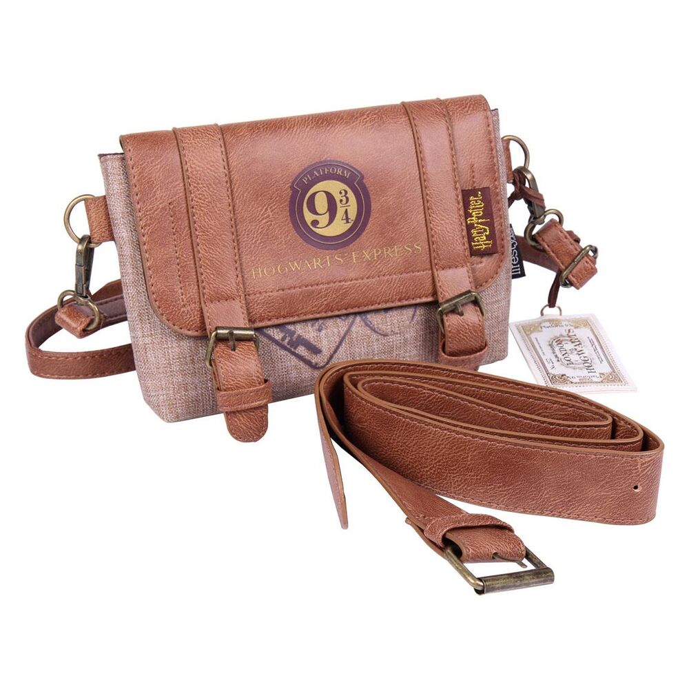 bolso-riñonera-harry-potter-marron