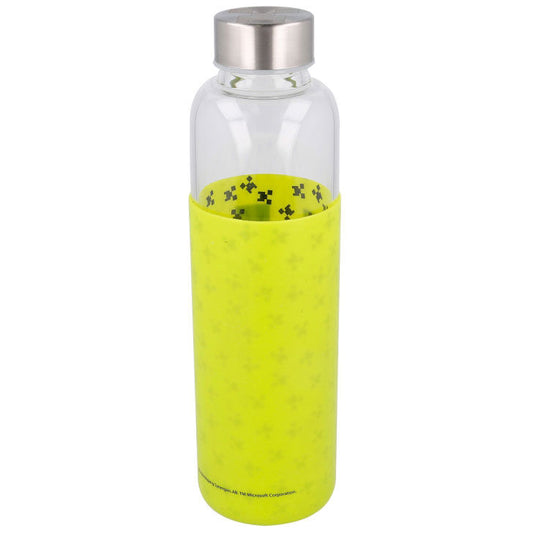 botella-cristal-funda-silicona-creeper-minecraft-585ml