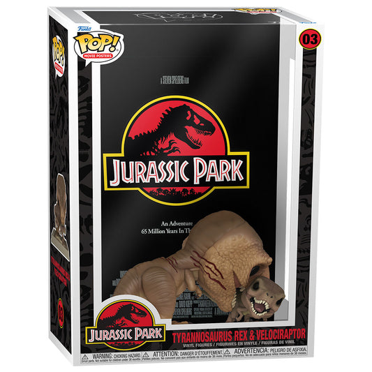 figura-pop-movie-poster-jurassic-park-tyrannosaurus-rex-and-velociraptor