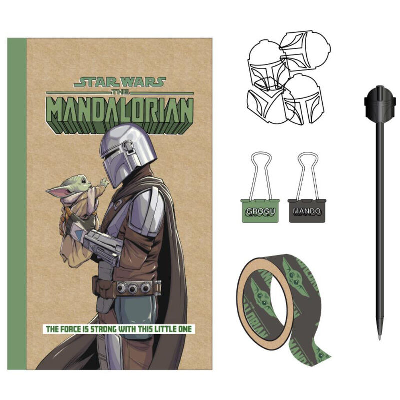 set-papeleria-the-mandalorian-star-wars