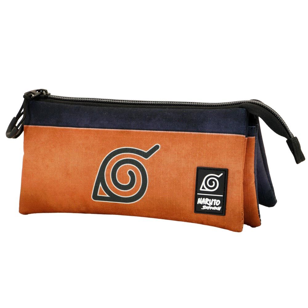 estuche-triple-simbolo-konoha-naruto-shippuden