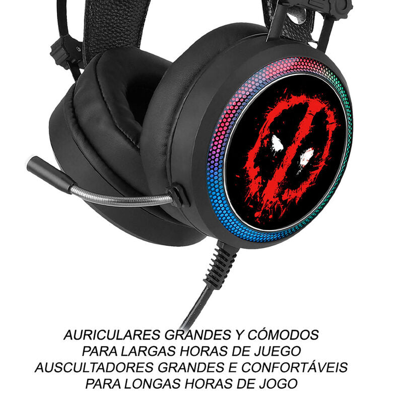auriculares-gaming-deadpool-marvel