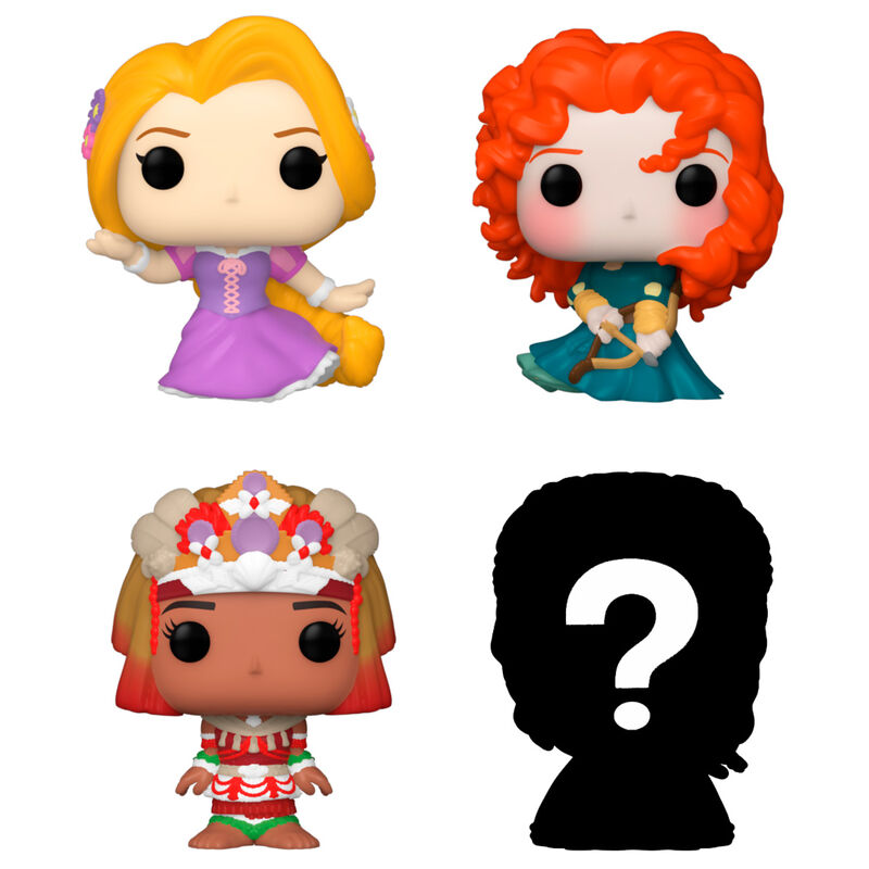 blister-4-figuras-bitty-pop-disney-princesas-rapunzel